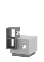 Displaytafel Cubus 1-2