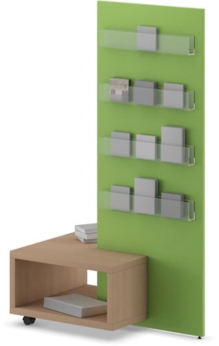 Lima media display met 4 rails - hoog
