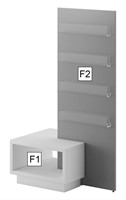 Lima media display met 4 rails - hoog-2