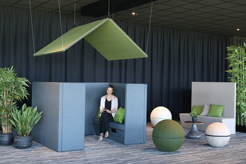 Het Hutdak geluidsabsorberend design klein
