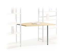 Hangtafel rechthoekig voor stellingsystemen