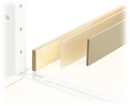 Boekenstop schuine legborden A1000 mm