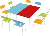 Systeemtafel M - vierkante buis-2