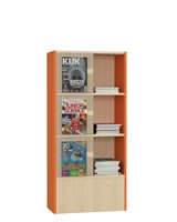 Kiosk Wall Slim L - érable-orange-2