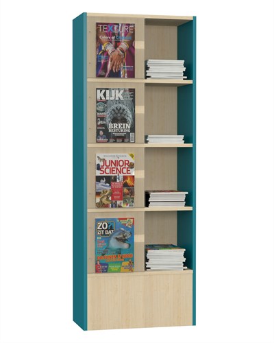 Kiosk Wall Slim XL - ahorn-turquoise blauw-2