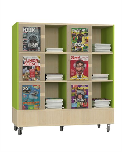 Kiosk Mobile Wall L - ahorn-avocadogroen-2