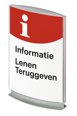 Informatiebord Toonbank- en Tafeldisplay Pylon