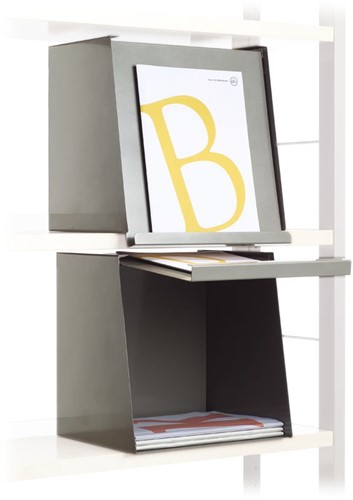 Tijdschriftenvak DIN A4 Liggend voor plankdiepte 250 mm