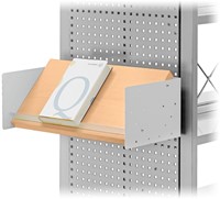 Tablette frontale inclinée bois/métal