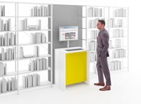 OPAC-werkstation zonder deur