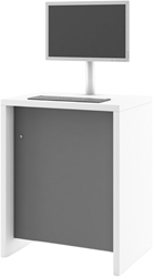 OPAC-werkstation met afsluitbare deur