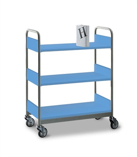 Boekenwagen Vari beukendecor, Ronde buis
