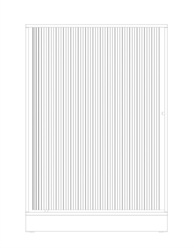 Roldeur, groen, H1271 mm - decor 1