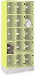 Armoire à compartiments pour sacs