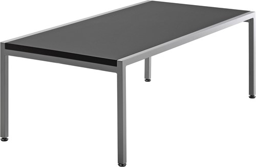 Table basse carrée/rectangulaire, L600 x H400 x P600 mm, noir