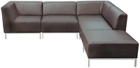 Hoekelement Soho zitcomfort Xtreme stoffen hoes - zwart