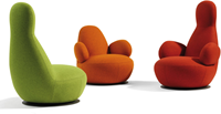 Fauteuil Oppo klein of groot - met of zonder armleuningen