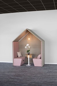 De Halve Hut akoestisch kalme ruimte - lichtgrijs