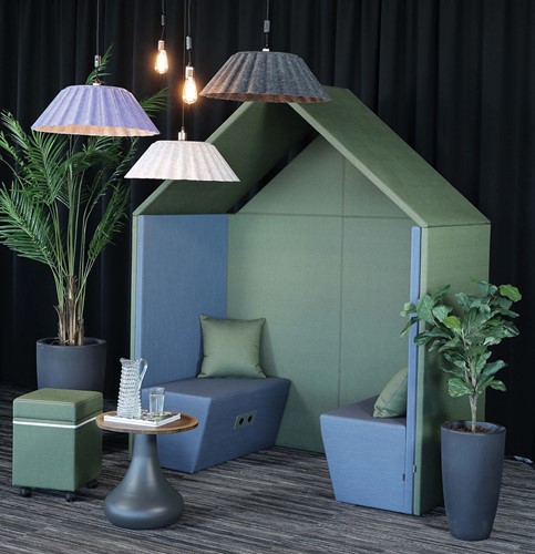 De Halve Hut akoestisch kalme ruimte - rood