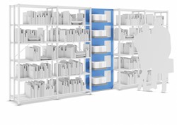 Display Zicht - weergave plank middenwand