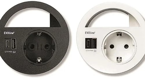 EVOline Circle80 VDE-stopcontact