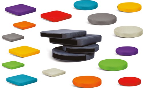 Set de coussins d'assise rond - petit