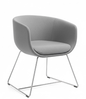 Fauteuil met slede poot