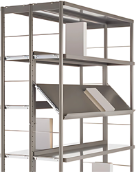 Bibliothèque sur pied R.6 1500 x 900 (8 étagères) 