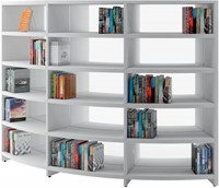 Libracurve Trio boogkast verrijdbaar of met voetjes-3