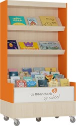 Foxis bibliothèque bac à livres simple face-2
