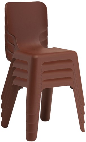 Alma kinderstoel bruin