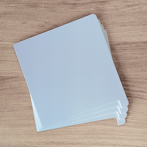 Blanco rubriektabs