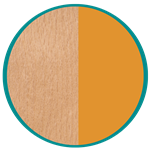 Hêtre/ Sorbet orange