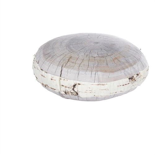 Birch annual ring cushion indoor - H100 x Ø600 mm