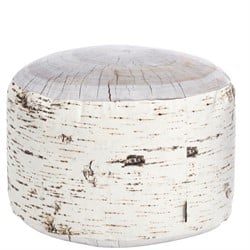 Birch Stump/Pouf Indoor - H450 x Ø600 mm