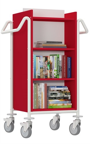 Boekenwagen Atria - rood-wit-2