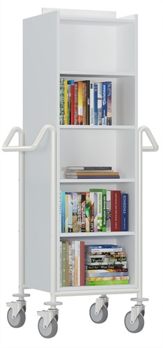Boekenwagen Atria XL - wit-2