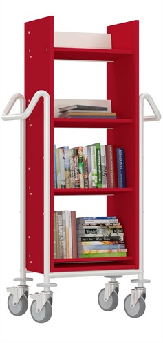 Boekenwagen Cursa L - rood-wit-2