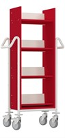 Boekenwagen Cursa L - rood-wit
