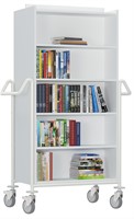 Chariot à livres Izar XL - blanc-2