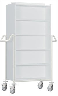 Chariot à livres Izar XL - blanc