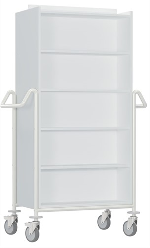 Chariot à livres Izar XL - blanc