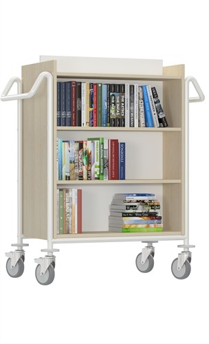 Chariot à livres Izar - érable-blanc-2