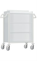 Chariot à livres Izar - blanc