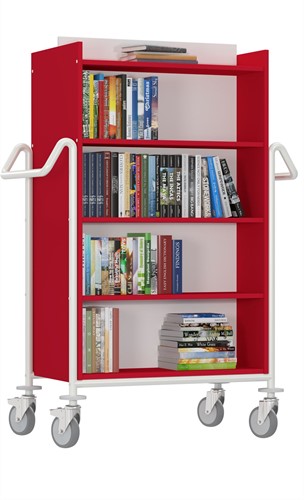 Boekenwagen Izar L - rood-wit-2