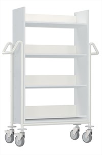 Boekenwagen Mira L - wit