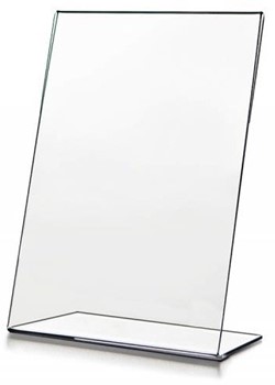 Dubbele acryl display voor informatiefolders