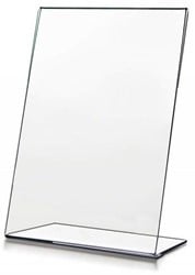 Dubbele acryl display voor informatiefolders