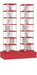 CD carrousel 2x - 7 niveaus + lage basis