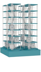 Carrousel CD 4x - 7 niveaux + base basse